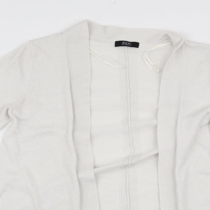 Womens UK Size 8 Florence and Fred White Cardigan Jumper