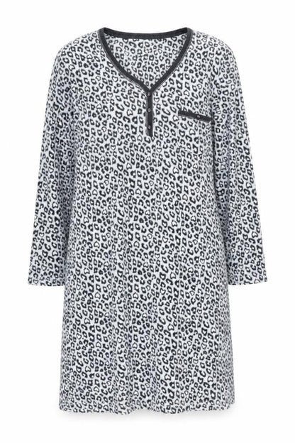 Love To Lounge Womens Grey Animal Print   Dress Size 8
