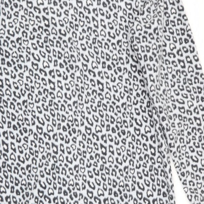 Love To Lounge Womens Grey Animal Print   Dress Size 8