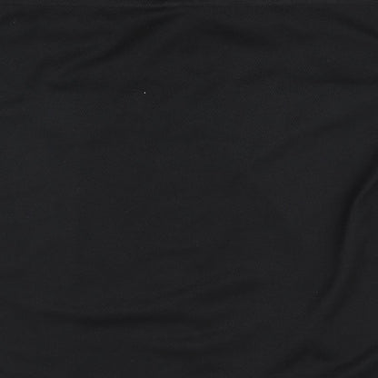 Mens UK Size  Identikit Black  Button-Up Short Sleeve Casual Shirt