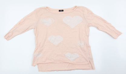 Womens UK Size 10 Florence and Fred Pink Pullover Jumper