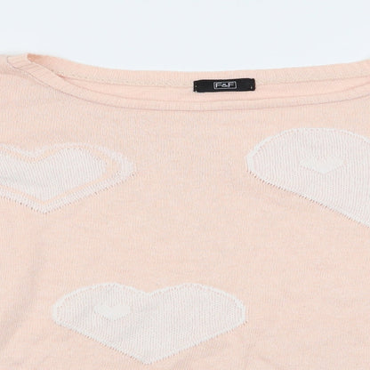 Womens UK Size 10 Florence and Fred Pink Pullover Jumper