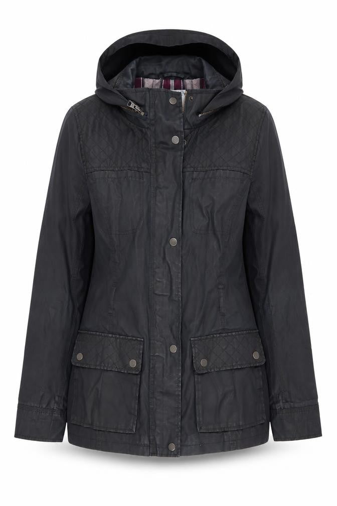 Womens UK Size 10 Indigo Blue Overcoat