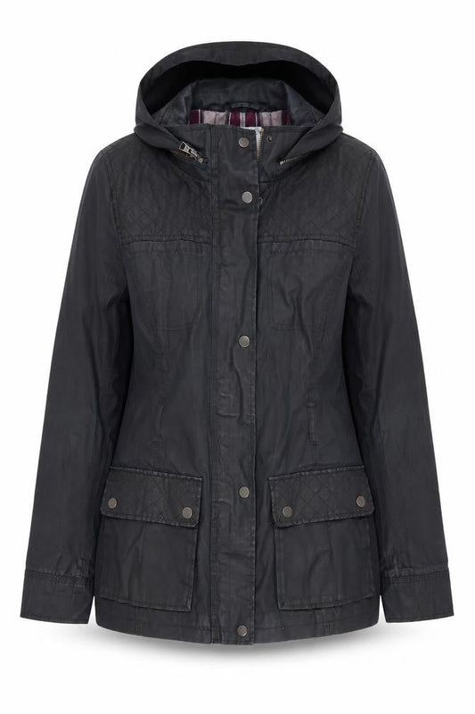 Womens UK Size 10 Indigo Blue Overcoat