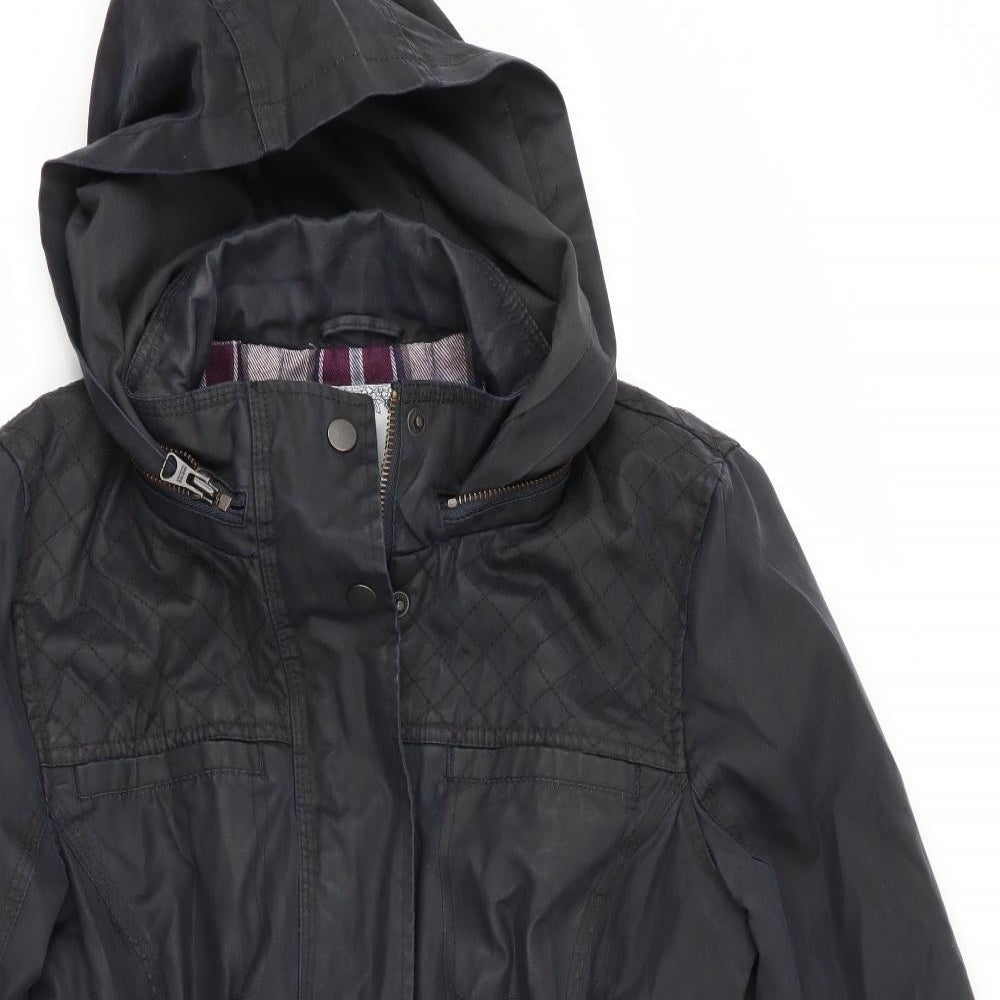 Indigo Womens Blue   Overcoat Coat Size 10