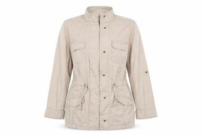 Dorothy Perkins Womens Beige   Parka Coat Size 8