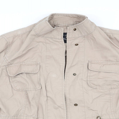 Dorothy Perkins Womens Beige   Parka Coat Size 8