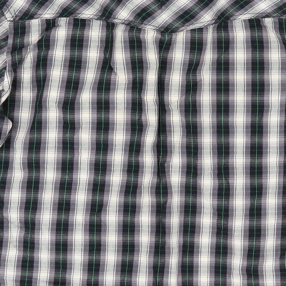 Mens UK Size M Cedar Wood State Black  Button-Up Long Sleeve Casual Shirt