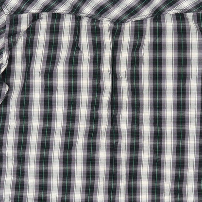 Mens UK Size M Cedar Wood State Black  Button-Up Long Sleeve Casual Shirt