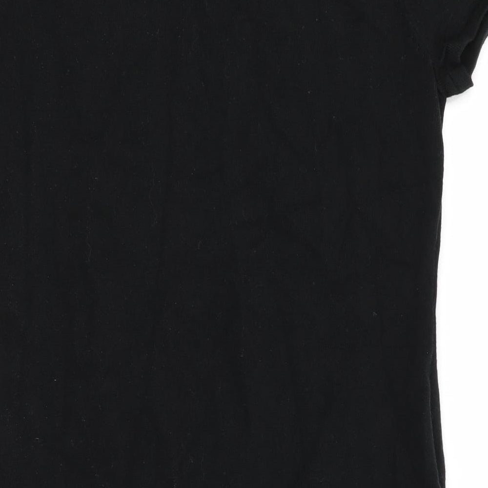 Womens UK Size S Casamia Black Tunic Jumper