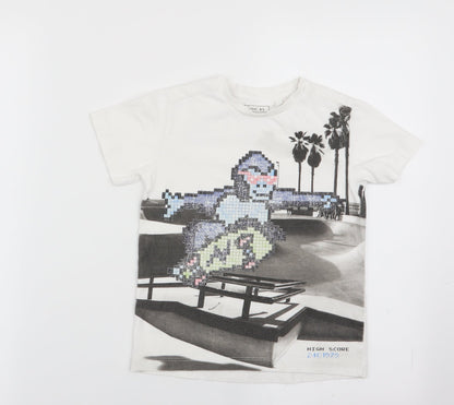 NEXT Boys White   Basic T-Shirt