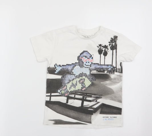 NEXT Boys White   Basic T-Shirt