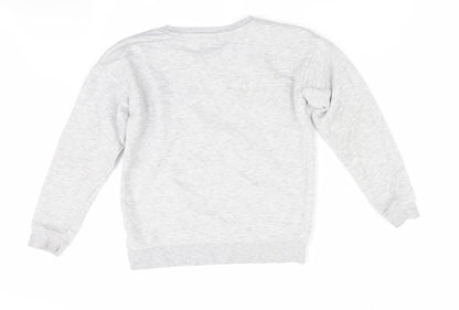 Primar Girls Grey   Pullover Sweatshirt Size 8-9 Years