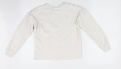 Florence and Fred Girls Ivory   Pullover Sweatshirt Size 10-11 Years