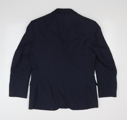 Mens UK Size 38 Skopes Regular Blue Suit Jacket