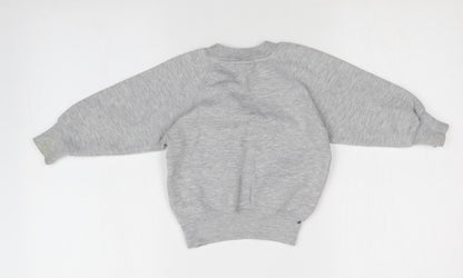 Preworn Girls Grey   Pullover Jumper