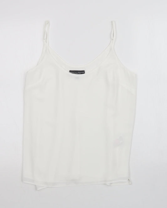 Dorothy Perkins Womens White   Basic T-Shirt Size 12