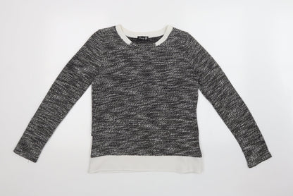 DANITY Womens Grey   Pullover Sweatshirt Size M
