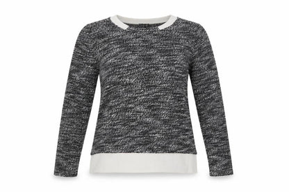 DANITY Womens Grey   Pullover Sweatshirt Size M