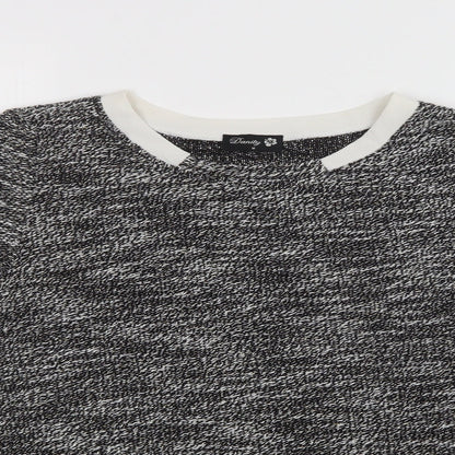 DANITY Womens Grey   Pullover Sweatshirt Size M