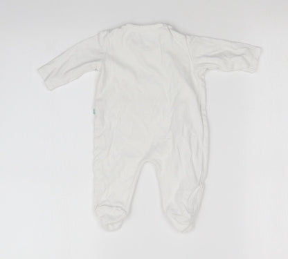 BABYBLOOMS Baby White   Babygrow One-Piece Size 0-3 Months
