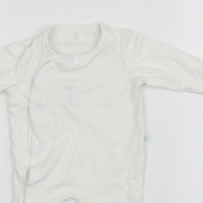 BABYBLOOMS Baby White   Babygrow One-Piece Size 0-3 Months