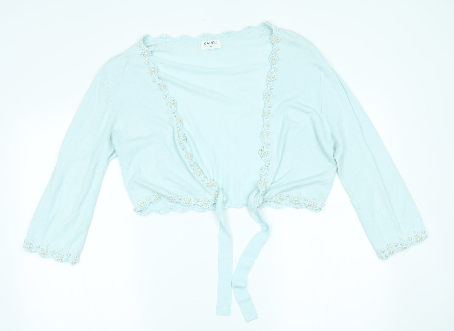 Kaliko Womens Blue   Cardigan Jumper Size 16