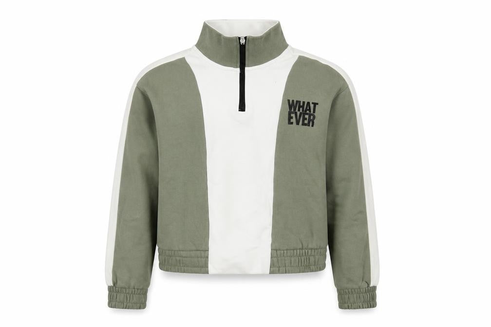Primark Girls Green   Pullover Sweatshirt Size 12-13 Years  - cropped
