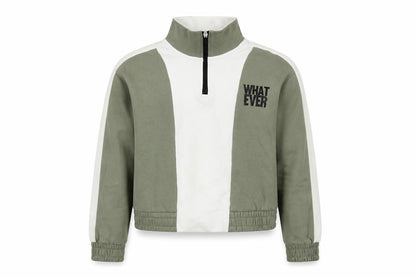 Primark Girls Green   Pullover Sweatshirt Size 12-13 Years  - cropped