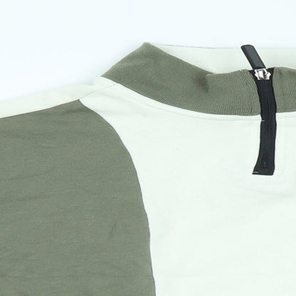 Primark Girls Green   Pullover Sweatshirt Size 12-13 Years  - cropped