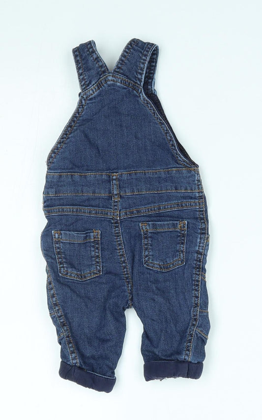 George Baby Blue   Dungaree One-Piece Size 0-3 Months