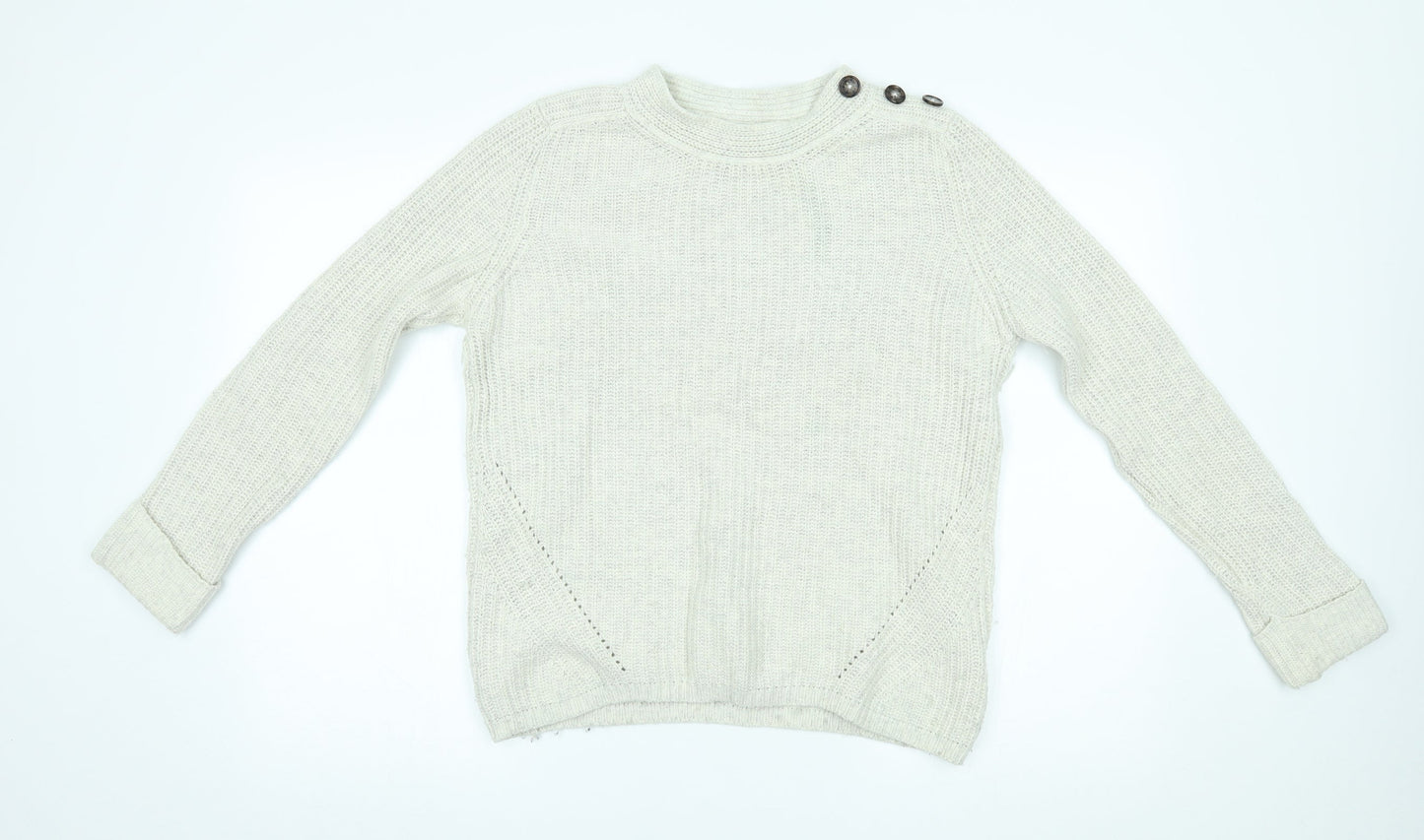 Womens UK Size 12 NEXT Grey Pullover Jumper