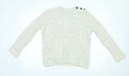 Womens UK Size 12 NEXT Grey Pullover Jumper