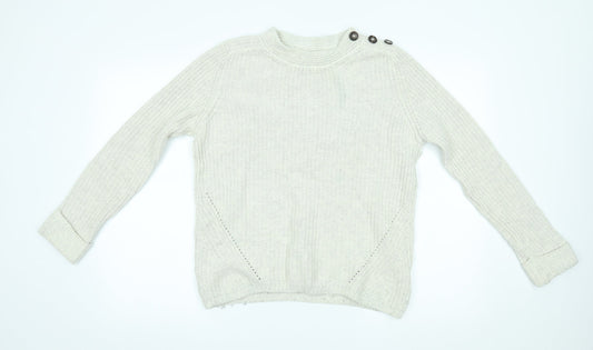 Womens UK Size 12 NEXT Grey Pullover Jumper