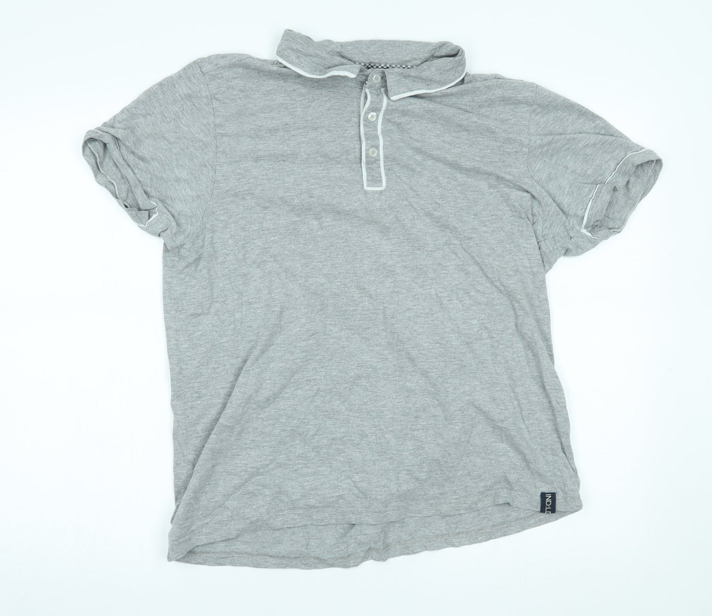 Industrialise Mens Grey    Polo Size L