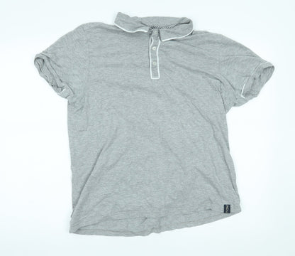 Industrialise Mens Grey    Polo Size L