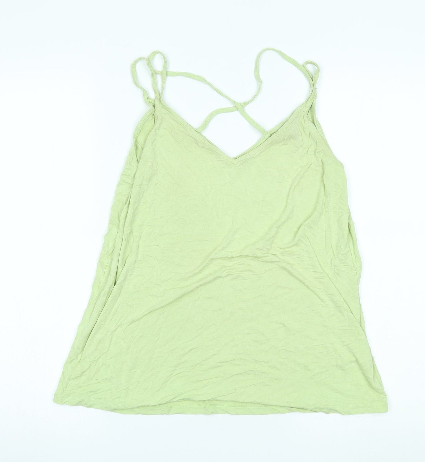 Womens UK Size 12 New Look Green Basic Tank