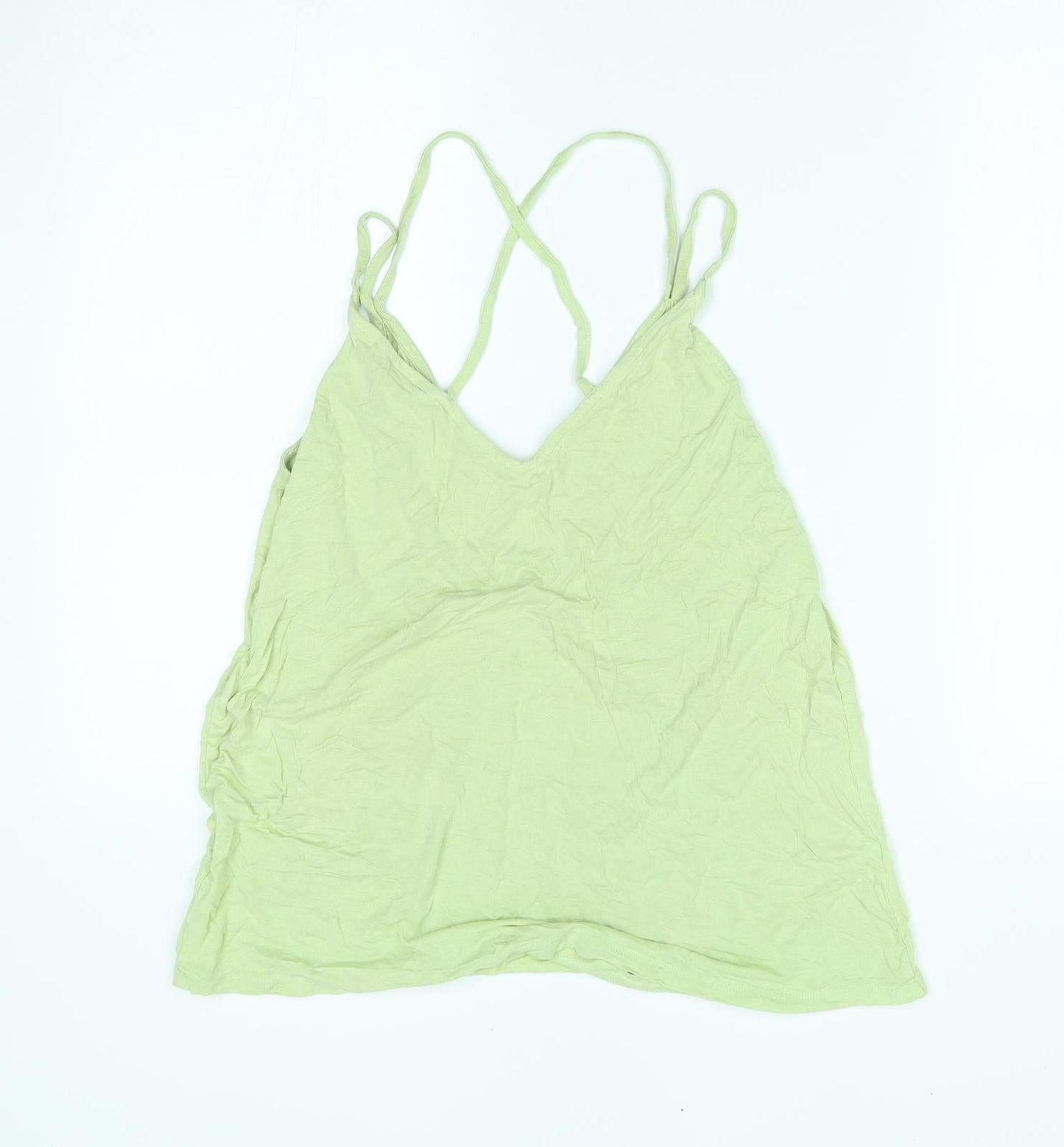 Womens UK Size 12 New Look Green Basic Tank