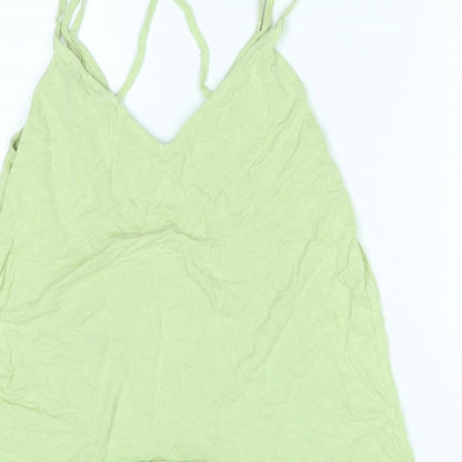 Womens UK Size 12 New Look Green Basic Tank