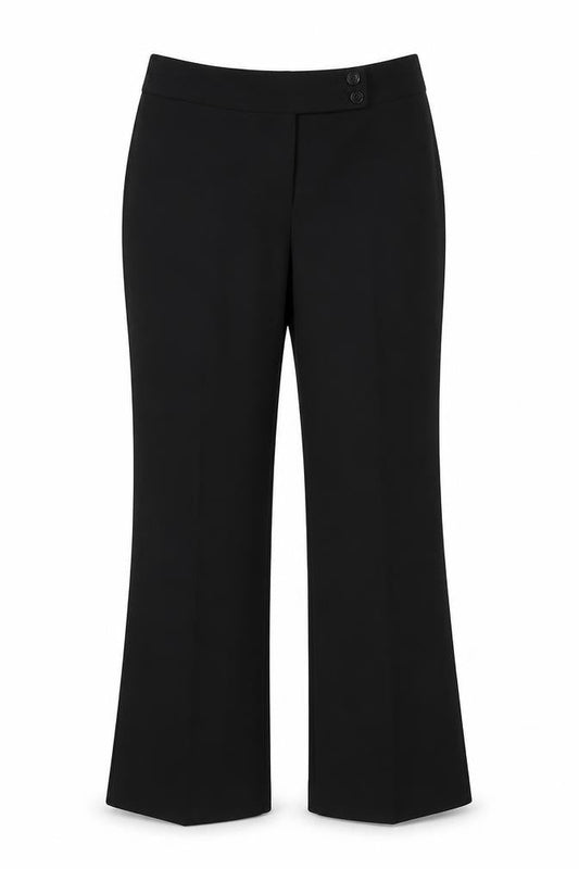 Womens UK Size 12 George Regular Black Suit Trousers