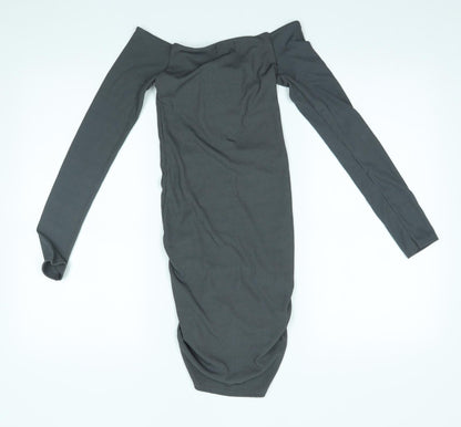 PRETTYLITTLETHING Womens Grey   Bodycon  Size 6