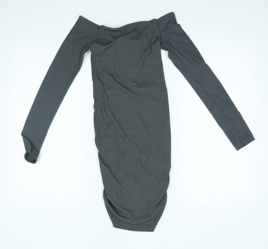 PRETTYLITTLETHING Womens Grey   Bodycon  Size 6