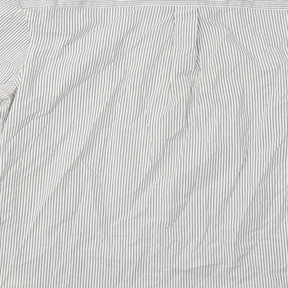 Mens UK Size XL Topman White  Button-Up Long Sleeve Casual Shirt