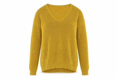 Womens UK Size 10 Primark Yellow Pullover Jumper