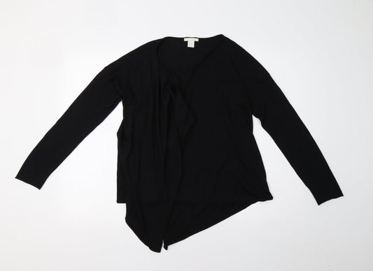 Womens UK Size S H&M Black Cardigan Jumper