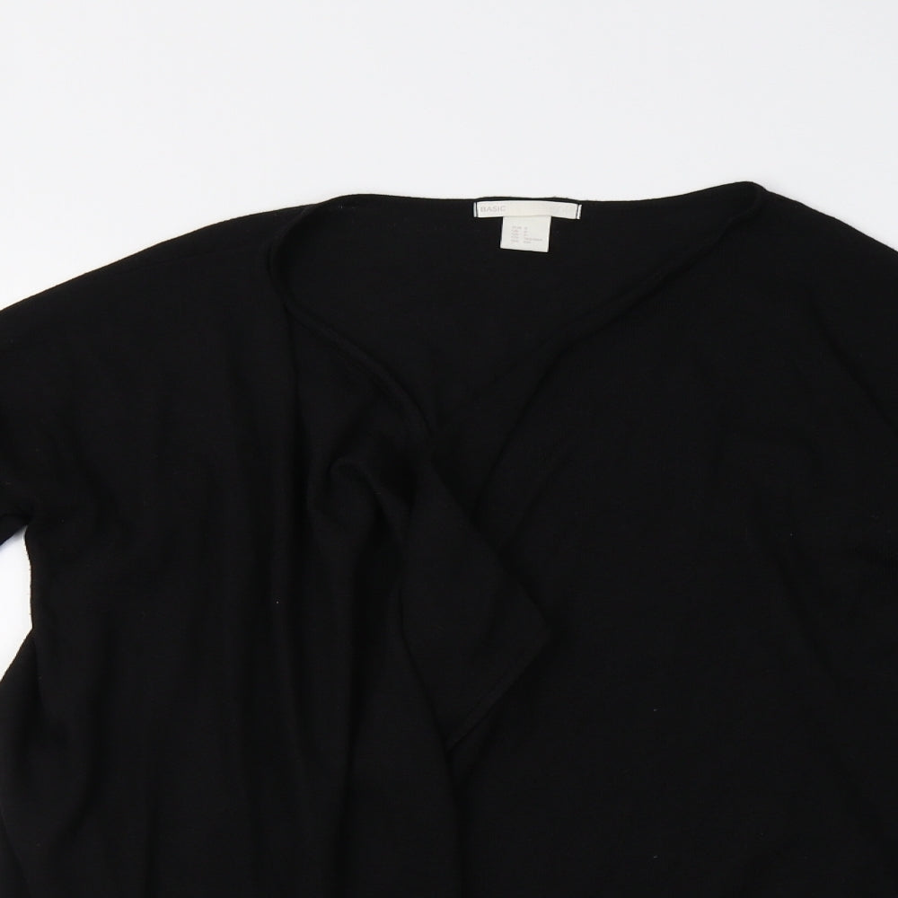 Womens UK Size S H&M Black Cardigan Jumper