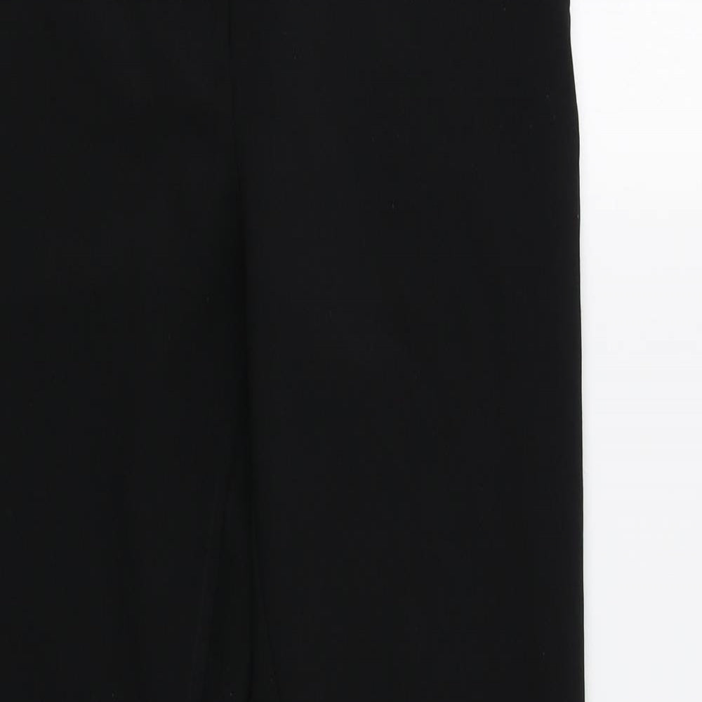 Womens UK Size 8 New Look Regular Fit Dress Pants Black Trousers