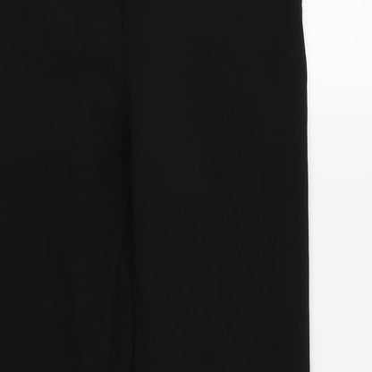 Womens UK Size 8 New Look Regular Fit Dress Pants Black Trousers