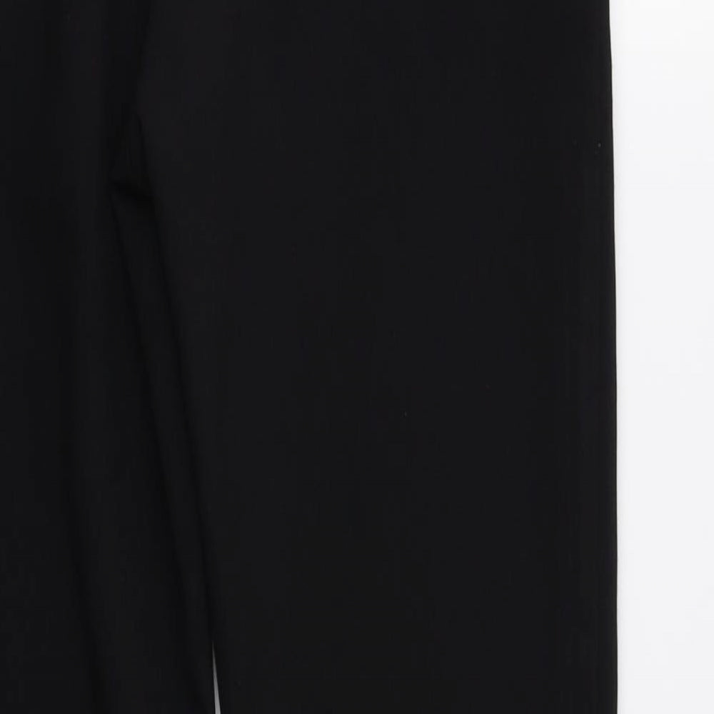 Womens UK Size 8 New Look Regular Fit Dress Pants Black Trousers