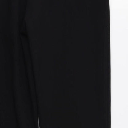 Womens UK Size 8 New Look Regular Fit Dress Pants Black Trousers